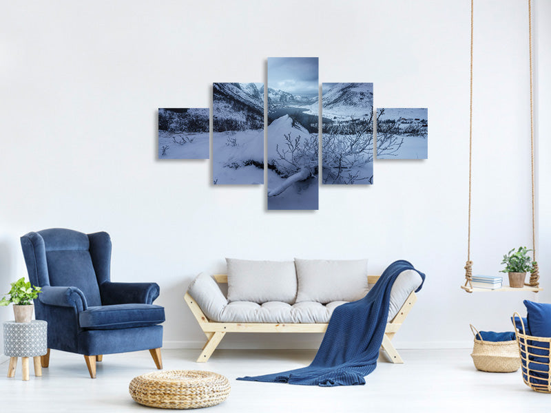 5-piece-canvas-print-winter-is-coming-a