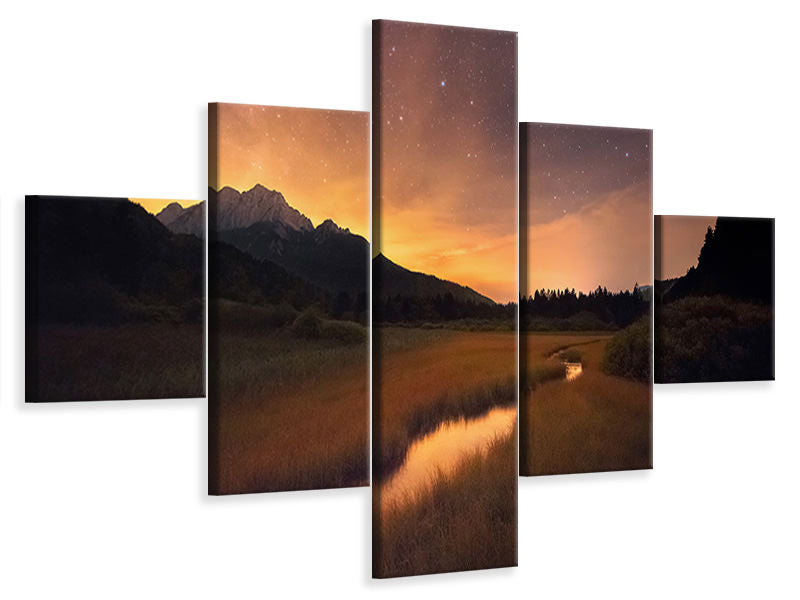 5-piece-canvas-print-zelenci-springs-ii