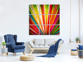 9-piece-canvas-print-abstract-colored-light-rays
