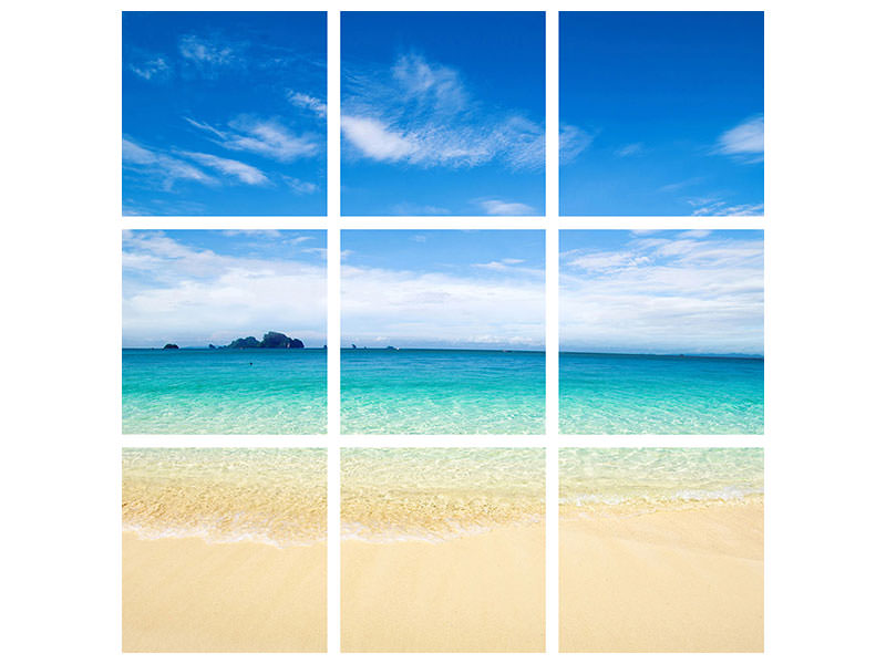 9-piece-canvas-print-blue-lagoon-sky