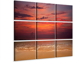 9-piece-canvas-print-line-on-the-sand