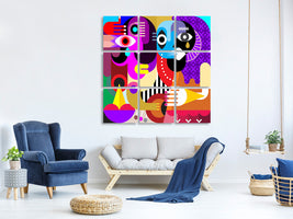 9-piece-canvas-print-modern-art-people