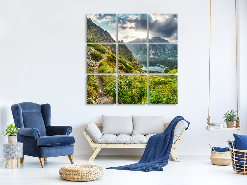 9-piece-canvas-print-mountain-views