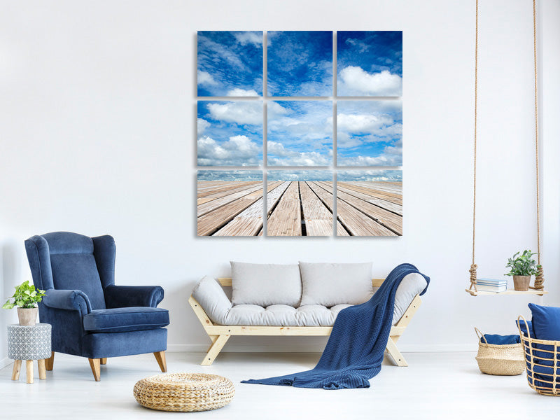 9-piece-canvas-print-photo-wallaper-high-above-the-clouds