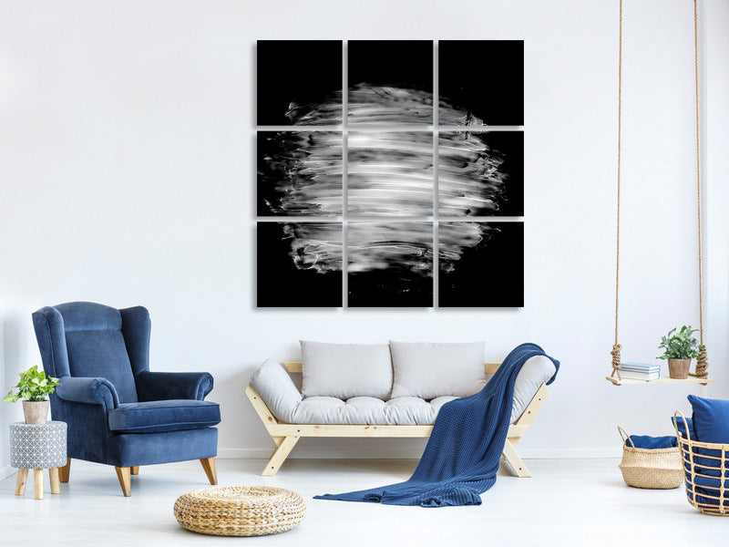 9-piece-canvas-print-streaks-of-smoke