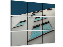 9-piece-canvas-print-ten-little-windows-ii