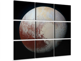 9-piece-canvas-print-the-planet-pluto