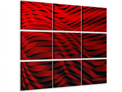 9-piece-canvas-print-woven-wave
