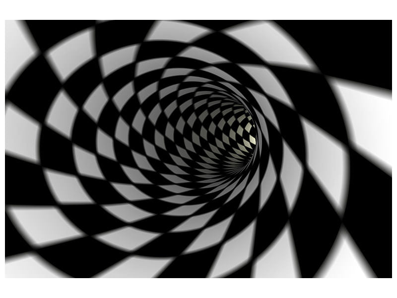 canvas-print-abstract-tunnel-black-white