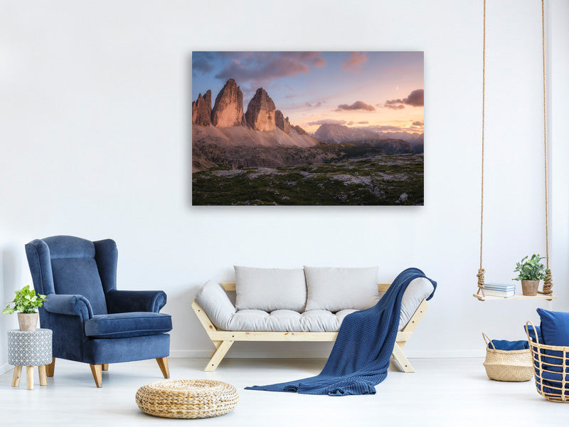 canvas-print-an-evening-in-the-dolomites