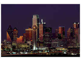 canvas-print-at-night-in-dallas