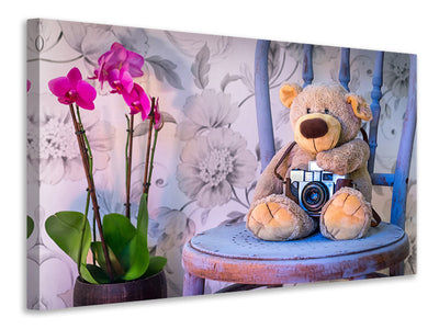 canvas-print-camera-teddy-bear