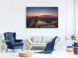 canvas-print-frankfurt-skyline-at-sunset