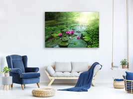 canvas-print-garden-pond