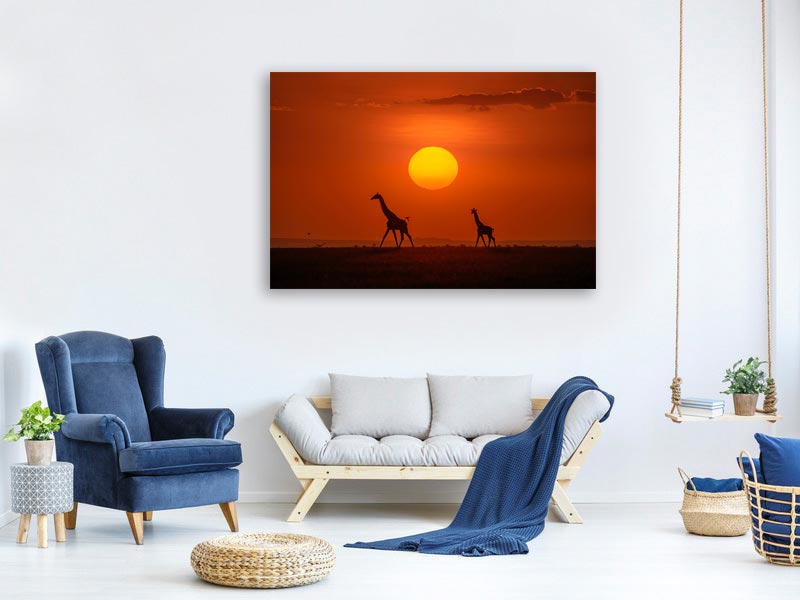 canvas-print-giraffes-in-the-sunset-x