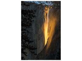 canvas-print-golden-waterfall