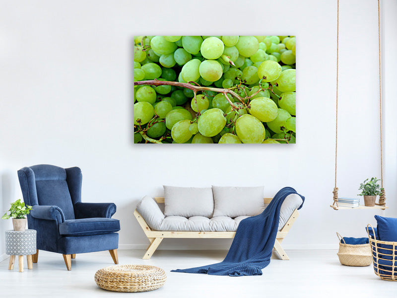 canvas-print-green-grapes