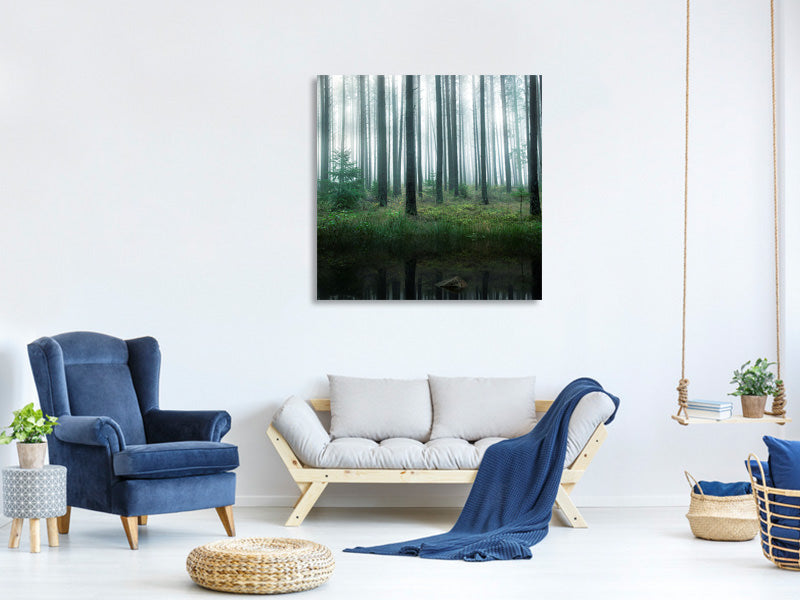 canvas-print-lake-in-forest