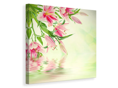 canvas-print-lilies-on-water