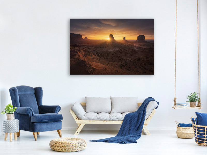 canvas-print-monument-sunrise