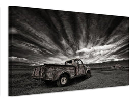 canvas-print-old-truck-mono-x