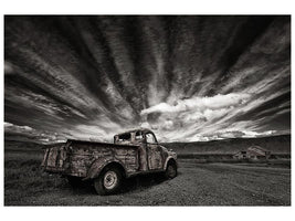 canvas-print-old-truck-mono-x