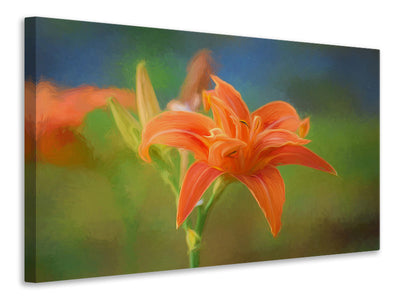 canvas-print-painting-of-a-lily