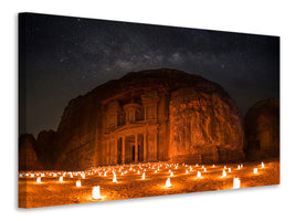 canvas-print-petra-by-night