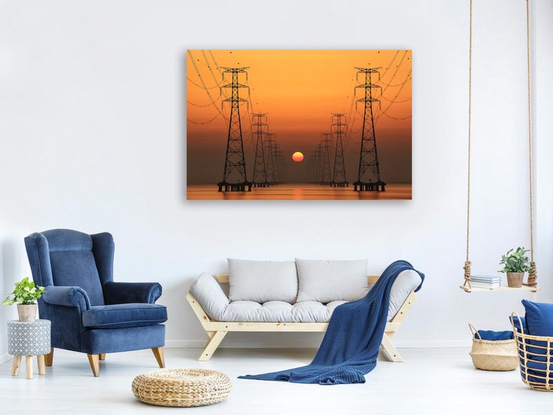 canvas-print-power-line-x