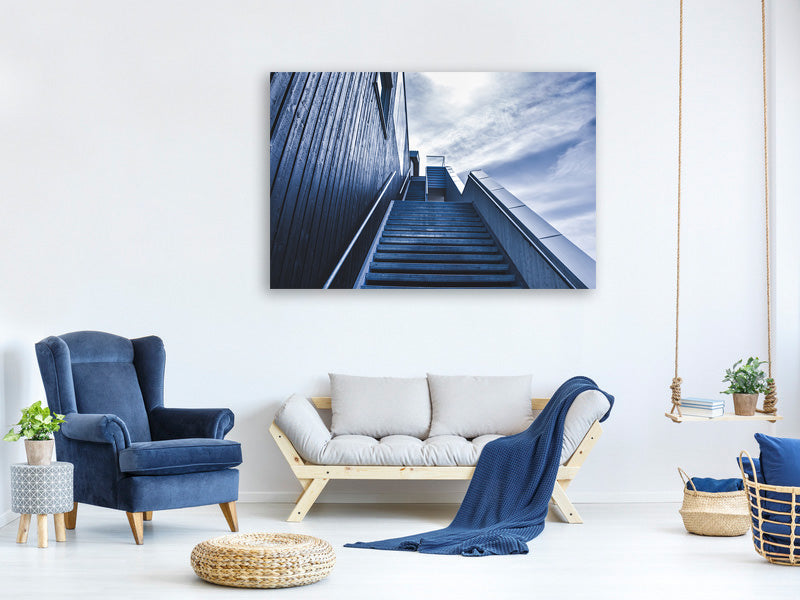 canvas-print-steep-stairs