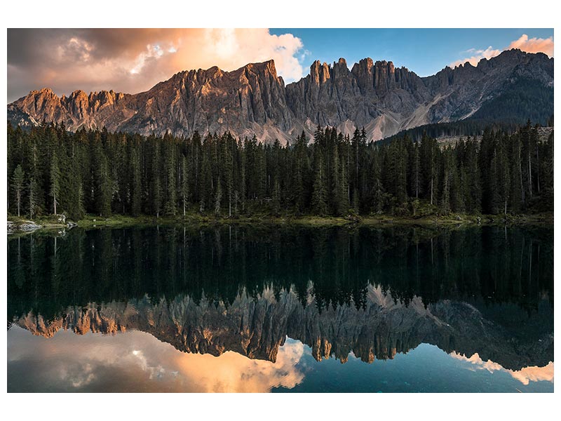 canvas-print-sunset-at-lake-carezza-x