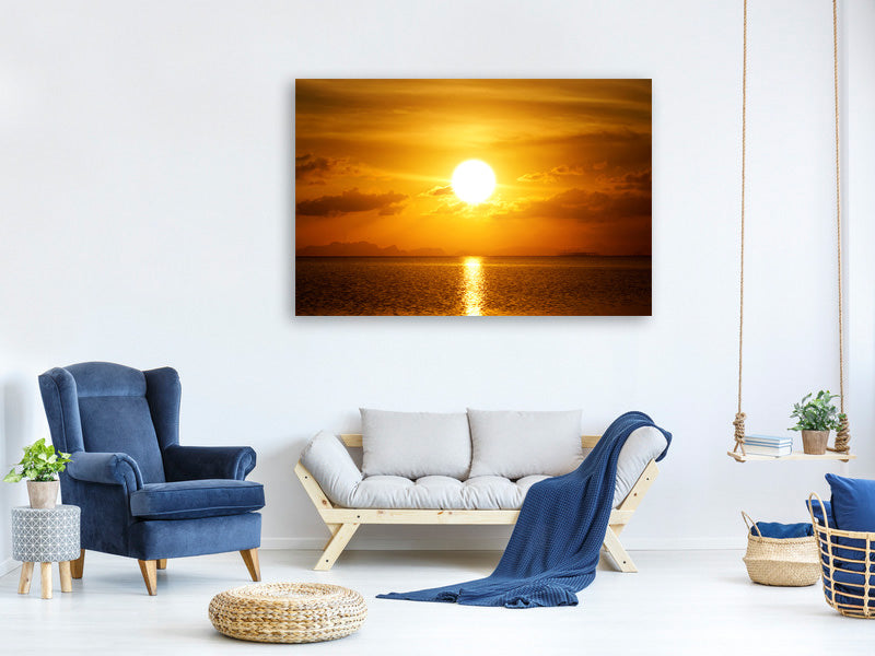 canvas-print-sunset-lake