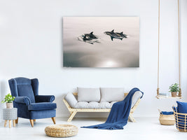canvas-print-the-dolphins