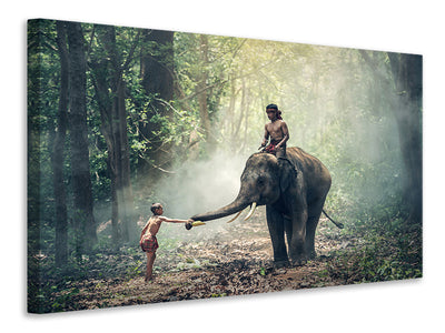 canvas-print-the-elephant-at-work