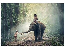 canvas-print-the-elephant-at-work