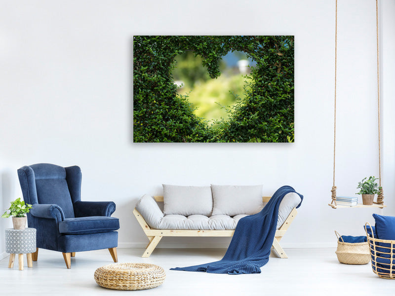canvas-print-the-heart-in-the-hedge