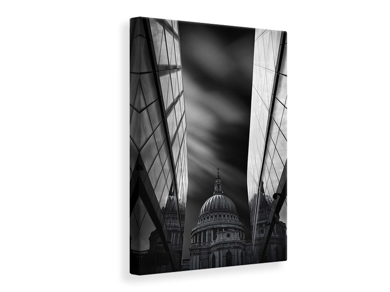 canvas-print-the-st-pauls-cathedral-in-reflection