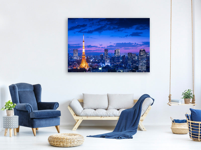 canvas-print-tokyo-night-view