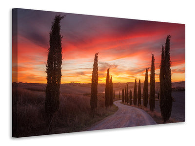 canvas-print-tuscany-sunset