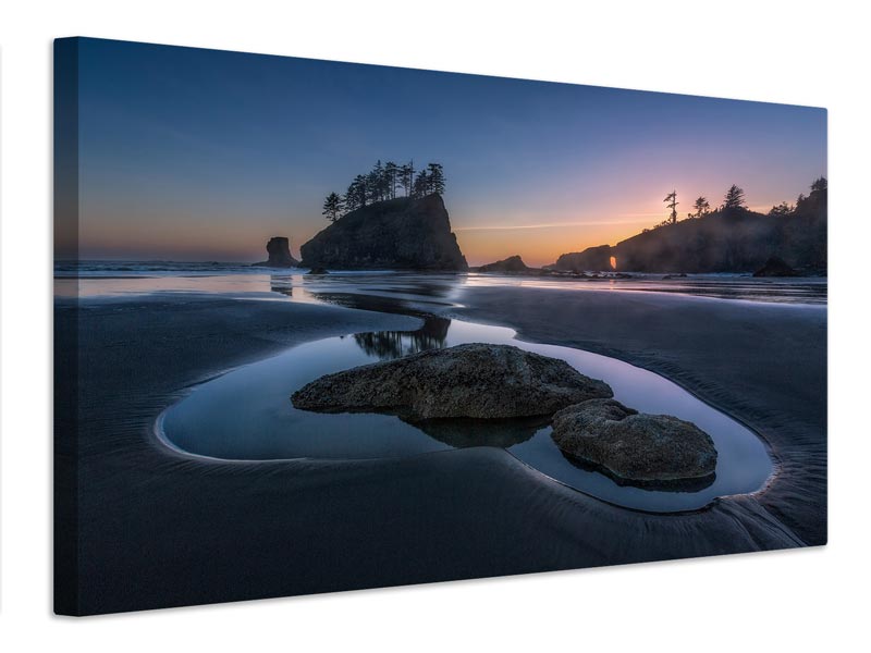 canvas-print-twilight-at-second-beach-x