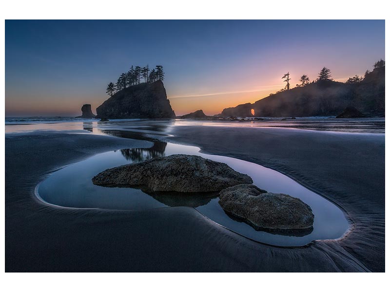 canvas-print-twilight-at-second-beach-x