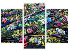 modern-3-piece-canvas-print-banjarmasin-floating-market