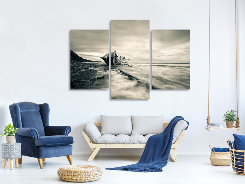 modern-3-piece-canvas-print-defeated-by-the-sea