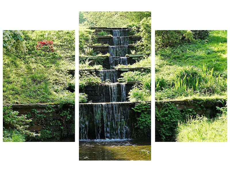 modern-3-piece-canvas-print-design-waterfall