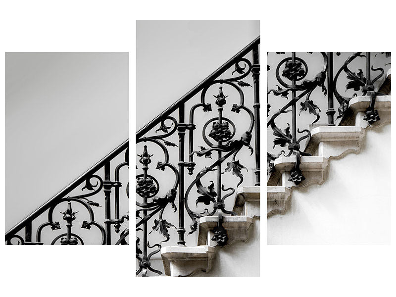 modern-3-piece-canvas-print-forged-handrail