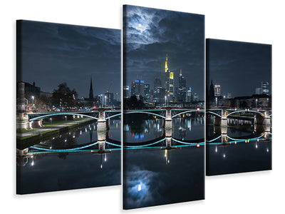 modern-3-piece-canvas-print-frankfurt-at-full-moon