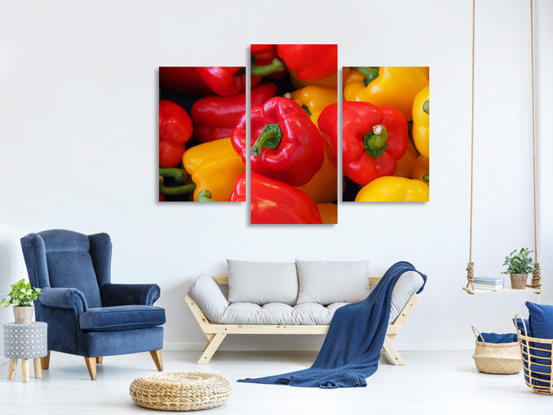 modern-3-piece-canvas-print-fresh-sweet-pepper