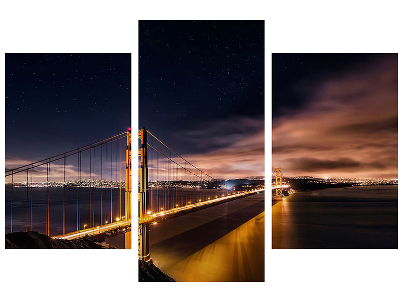 modern-3-piece-canvas-print-golden-gate-to-stars