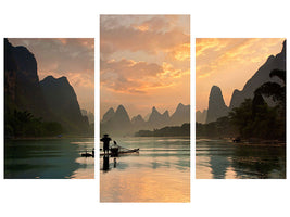 modern-3-piece-canvas-print-golden-li-river