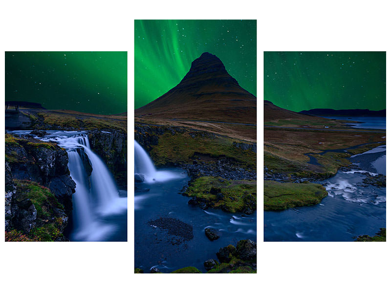 modern-3-piece-canvas-print-kirkjufell-under-a-boreal-green-sky